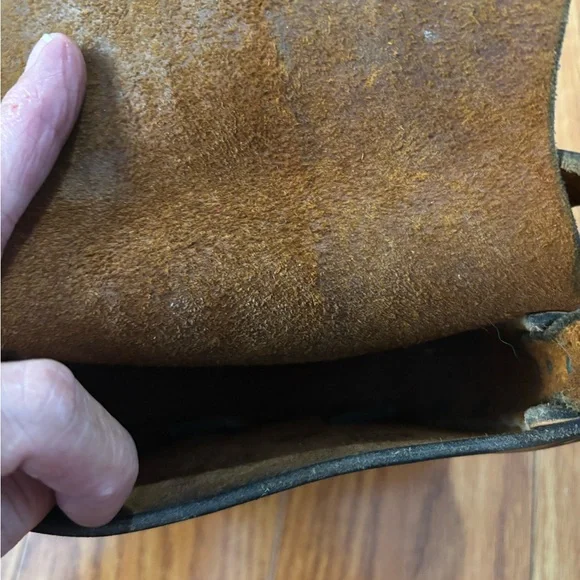 VINTAGE LEATHER MINI SHOULDER BAG - Picture 5 of 7
